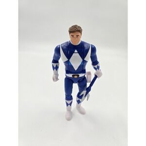 Toys | Blue Power Ranger Head Flip Action Figure 6 Inch Poseable With ...
